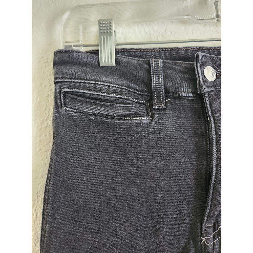 H&M Women's High Waisted Wide Bottom Boyfriend Denim Jeans-6 - Picture 5 of 8